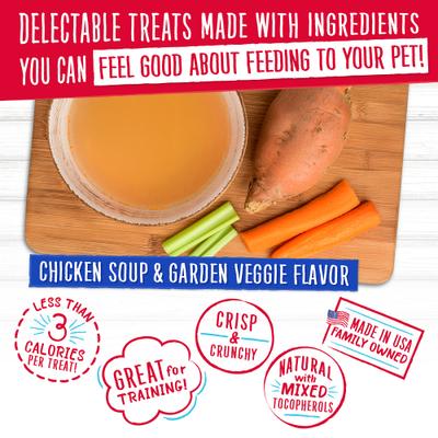 Show full view: Charlee Bear Original Crunch Chicken Soup & Garden Veggie Crunchy Dog Treats, 16-oz bag slide 6 of 12