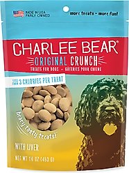 Charlee Bear Liver Flavor Dog Treats, 16-oz bag