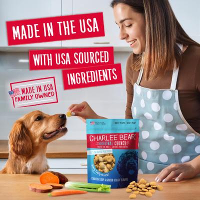 Show full view: Charlee Bear Original Crunch Chicken Soup & Garden Veggie Crunchy Dog Treats, 16-oz bag slide 5 of 12