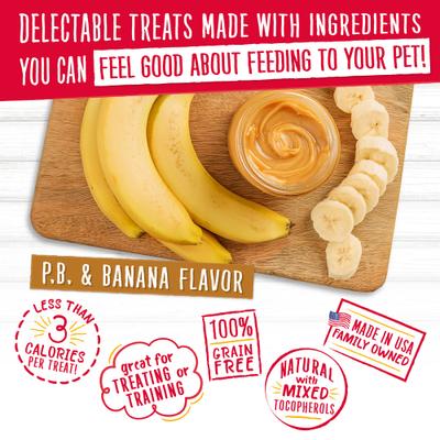 Show full view: Charlee Bear P.B & Banana Dog Treat, 8-oz bag slide 6 of 10