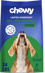 Chewy Limited Ingredient Duck & Sweet Potato Recipe Grain-Free Dry Dog Food (FORMERLY AMERICAN JOURNEY), 24-lb bag