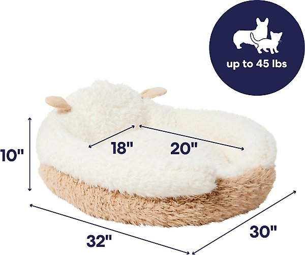 Show full view: Frisco Sheep Cuddler Dog & Cat Bed slide 2 of 8
