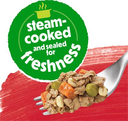 Show full view: Purina Beneful Freshly Prepared Blends with Beef, Carrots, Peas, & Barley Wet Dog Food, 10-oz, case of 8 slide 5 of 11