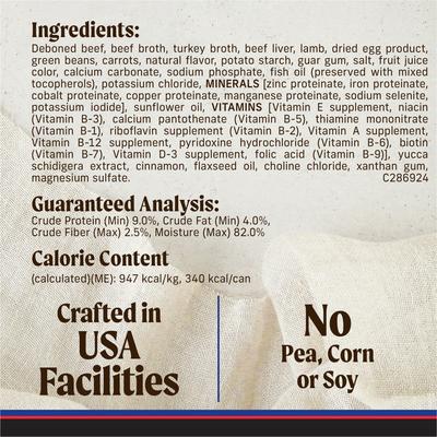 Show full view: Merrick Backcountry Grain-Free Wet Dog Food Hero's Banquet Stew, 12.7-oz can, case of 12 slide 7 of 11