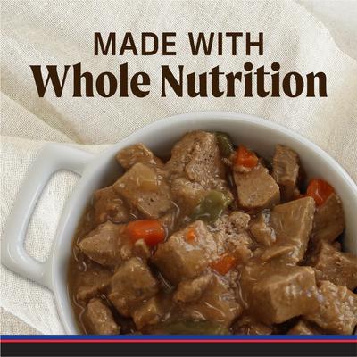 Show full view: Merrick Backcountry Grain-Free Wet Dog Food Hero's Banquet Stew, 12.7-oz can, case of 12 slide 4 of 11