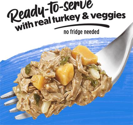 Show full view: Purina Beneful Freshly Prepared Blends with Turkey, Sweet Potatoes, Brown Rice & Spinach Wet Dog Food, 10-oz container, case of 8 slide 4 of 12