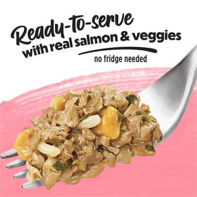 Show full view: Purina Beneful Freshly Prepared Blend with Salmon, Sweet Potatoes, Brown Rice & Spinach Wet Dog Food 10-oz container, case of 8 slide 5 of 13