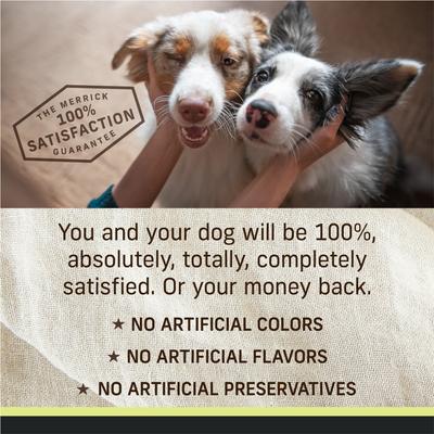 Show full view: Merrick Limited Ingredient Diet Grain-Free Wet Dog Food Real Lamb Recipe, 12.7-oz can, case of 12 slide 6 of 11