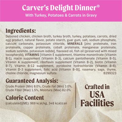 Show full view: Merrick Chunky Grain-Free Wet Dog Food Carvers Delight Dinner, 12.7-oz can, case of 12 slide 7 of 12