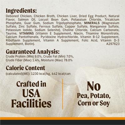 Show full view: Merrick Grain-Free Wet Dog Food Real Chicken Recipe, 12.7-oz can, case of 12 slide 7 of 11