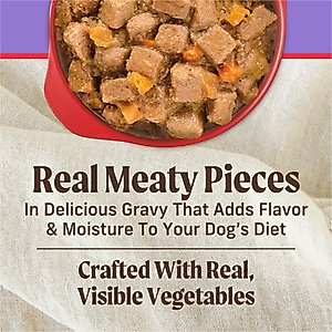 Merrick Grain-Free Wet Puppy Food Puppy Plate Beef Recipe, 12.7-oz can, case of 12