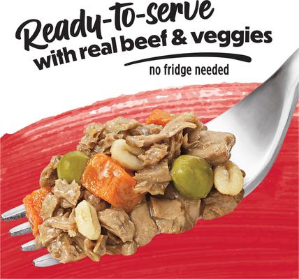 Show full view: Purina Beneful Freshly Prepared Blends with Beef, Carrots, Peas, & Barley Wet Dog Food, 10-oz, case of 8 slide 4 of 11