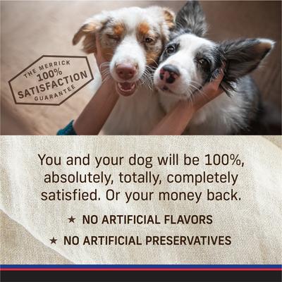 Show full view: Merrick Backcountry Grain-Free Wet Dog Food Hero's Banquet Stew, 12.7-oz can, case of 12 slide 8 of 11