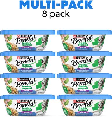 Show full view: Purina Beneful Freshly Prepared Blends with Turkey, Sweet Potatoes, Brown Rice & Spinach Wet Dog Food, 10-oz container, case of 8 slide 3 of 12