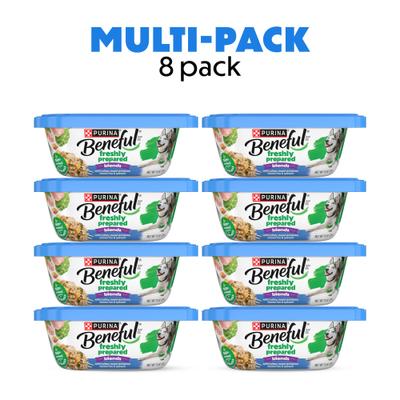 Show full view: Purina Beneful Freshly Prepared Blends with Turkey, Sweet Potatoes, Brown Rice & Spinach Wet Dog Food, 10-oz container, case of 8 slide 4 of 13