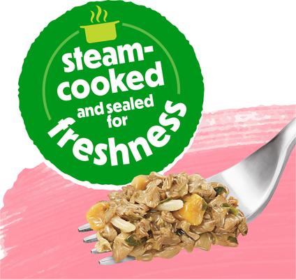 Show full view: Purina Beneful Freshly Prepared Blend with Salmon, Sweet Potatoes, Brown Rice & Spinach Wet Dog Food 10-oz container, case of 8 slide 5 of 12