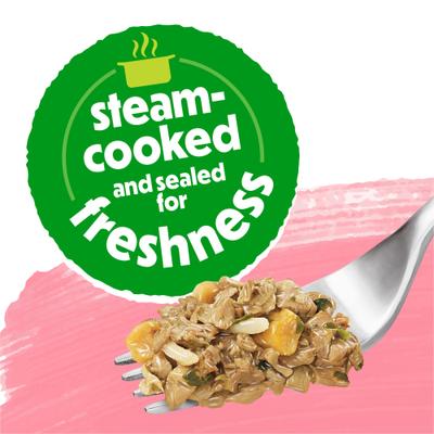 Show full view: Purina Beneful Freshly Prepared Blend with Salmon, Sweet Potatoes, Brown Rice & Spinach Wet Dog Food 10-oz container, case of 8 slide 6 of 13