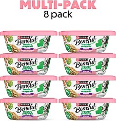 Purina Beneful Freshly Prepared Blend with Salmon, Sweet Potatoes, Brown Rice & Spinach Wet Dog Food 10-oz container, case of 8 slide 2 of 8
