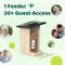 Show in main carousel: Birdfy Wooden Smart Bird Feeder with Camera Solar Powered, Ebony, 2.8L slide 9 of 10