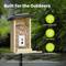Show in main carousel: Birdfy Wooden Smart Bird Feeder with Camera Solar Powered, Ebony, 2.8L slide 8 of 10