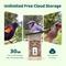 Show in main carousel: Birdfy Wooden Smart Bird Feeder with Camera Solar Powered, Ebony, 2.8L slide 4 of 10