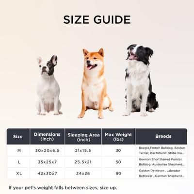 Show full view: Bedsure Orthopedic Waterproof Dog Bed with Corduroy Removable Cover, Brown, Medium slide 8 of 12