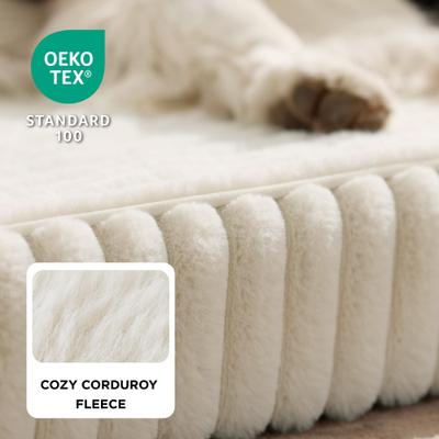 Bedsure Orthopedic Waterproof Dog Bed with Corduroy Removable Cover