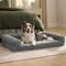 Show in main carousel: Bedsure Orthopedic Waterproof Dog Bed with Corduroy Removable Cover, Grey, Medium slide 7 of 12