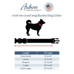 a tail we could wag Antigua Nylon Dog Collar, X-Small: 9 to 12-in neck, 1/2-in wide slide 2 of 6