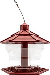 Pennington Earth Smart Recycled EcoGazebo Bird Feeder, Red