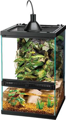 Show full view: Zilla Tropical Vertical Starter Kit with Mini Halogen Lighting slide 3 of 11