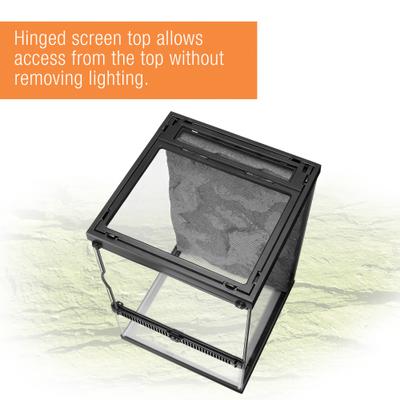 Show full view: Zilla Tropical Vertical Starter Kit with Mini Halogen Lighting slide 7 of 11