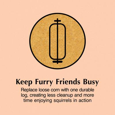 Show full view: C&S Nut'n Sweet Corn Squirrelog Refill Squirrel Food, 32-oz slide 5 of 11