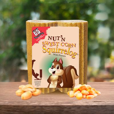 Show full view: C&S Nut'n Sweet Corn Squirrelog Refill Squirrel Food, 32-oz slide 7 of 11