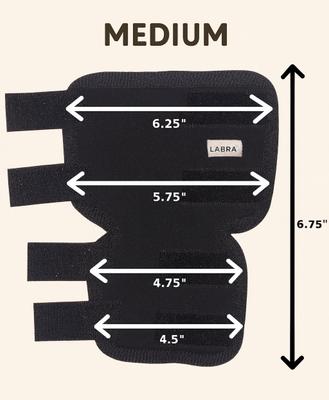 Show full view: Labra Extra Supportive Dog Hock Brace with Flex Straps, Medium slide 3 of 5