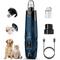 Show in main carousel: Bousnic 50% More Power 6-Speed Dog & Cat Nail Grinder with 2 LED Lights & Extra Dust Cap, Dark Blue slide 1 of 7