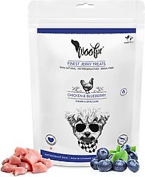 Pawfect Woofur Chicken & Blueberry Air-Dried All Natural Grain-Free Jerky Dog Training Treat, 1.76-oz bag