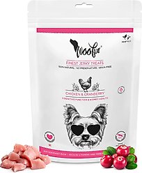 Pawfect Woofur Chicken & Cranberry Air-Dried All Natural Grain-Free Jerky Dog Training Treat, 1.76-oz bag