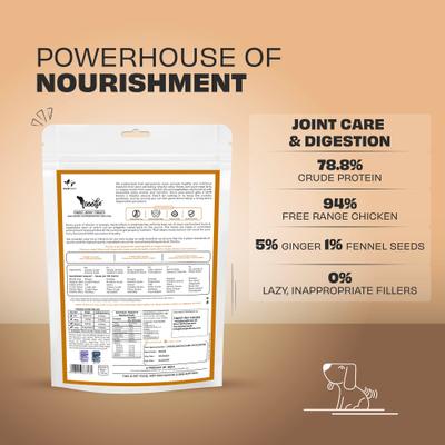 Show full view: Pawfect Woofur Chicken & Ginger Air-Dried All Natural Grain-Free Jerky Dog Training Treat, 1.76-oz bag slide 3 of 11