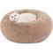 Show in main carousel: Bedsure Calming Fluffy Plush Faux Fur Orthopedic Anti-Slip Donut Dog & Cat Bed, Camel, X-Small slide 1 of 9