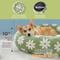Show in main carousel: Lesure Calming Cute Modern Plush Jacquard Shaggy Orthopedic Anti-Slip Donut Dog & Cat Bed with Removable Cover, Large, Green slide 2 of 9