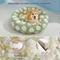 Show in main carousel: Lesure Calming Cute Modern Plush Jacquard Shaggy Orthopedic Anti-Slip Donut Dog & Cat Bed with Removable Cover, Large, Green slide 3 of 9