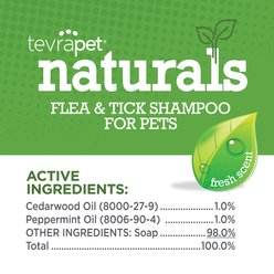 TevraPet Naturals Flea & Tick Dog & Cat Shampoo, 8-fl oz bottle slide 2 of 9