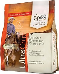 UltraCruz Iron Charge Plus Circulatory Care Pellets Horse Supplement, 4-lb bag slide 2 of 4