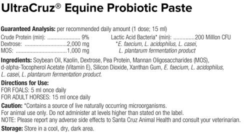 Show full view: UltraCruz Probiotic Horse Supplement, 60-cc syringe slide 4 of 4