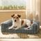 Show in main carousel: Bedsure Orthopedic Waterproof Dog Bed with Corduroy Removable Cover, Grey, Medium slide 1 of 12