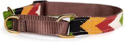 a tail we could wag Harvest Chevron Nylon Martingale Dog Collar, Large: 18 to 25-in neck, 1-in wide