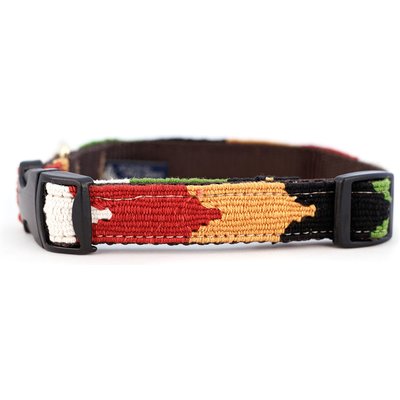 a tail we could wag a tail we could wag Harvest Chevron Nylon Dog Collar, X-Large: 23 to 30-in neck, 1-in wide