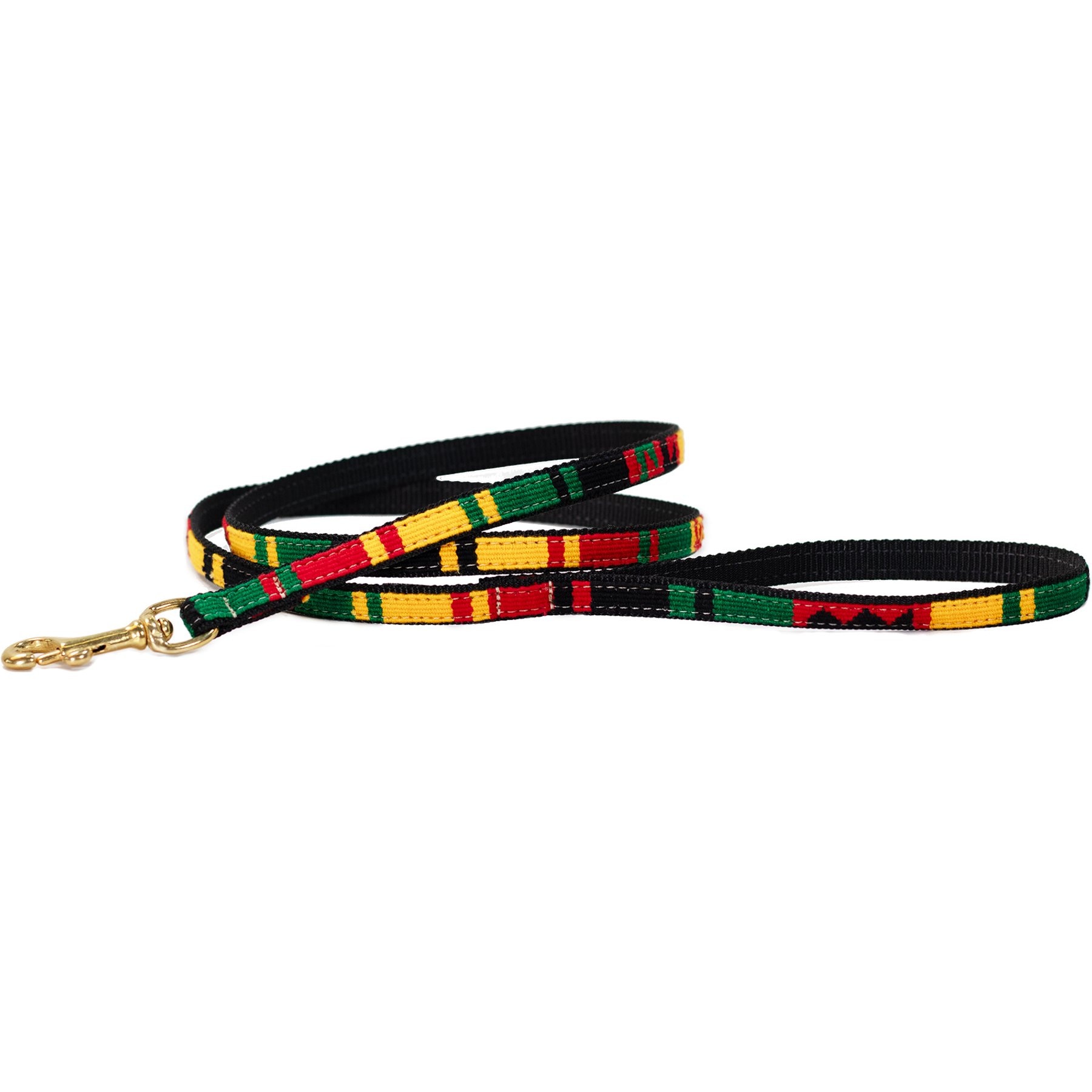 a tail we could wag Rasta Nylon Dog Leash, 6-ft long, 1/2-in wide
