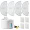 Show in main carousel: Casfuy W9 KDF-Enhanced Replacement Cat Water Fountain Filters & Sponges, 4 count slide 1 of 6